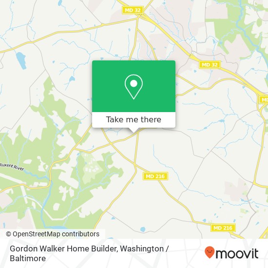 Gordon Walker Home Builder map