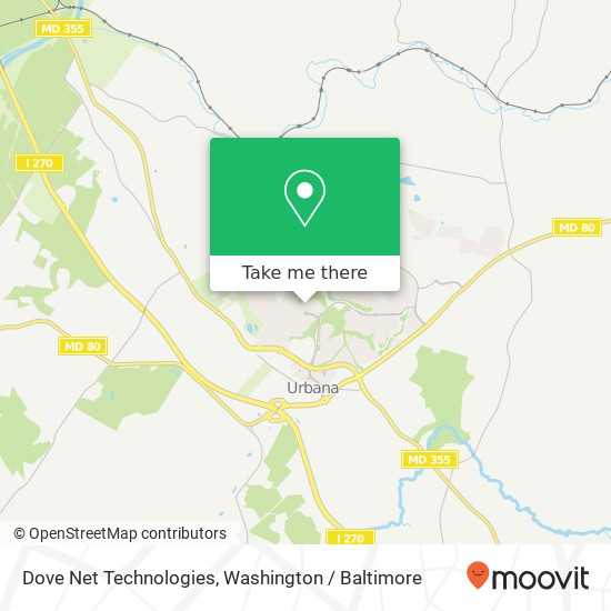 Mapa de Dove Net Technologies