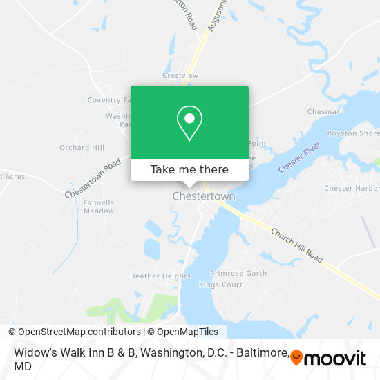 Mapa de Widow's Walk Inn B & B