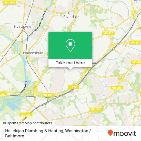 Mapa de Hallelujah Plumbing & Heating