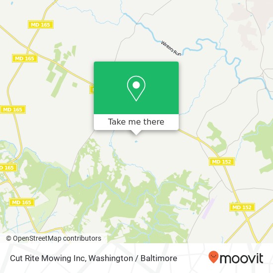 Cut Rite Mowing Inc map