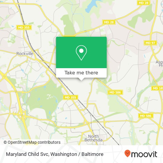 Maryland Child Svc map