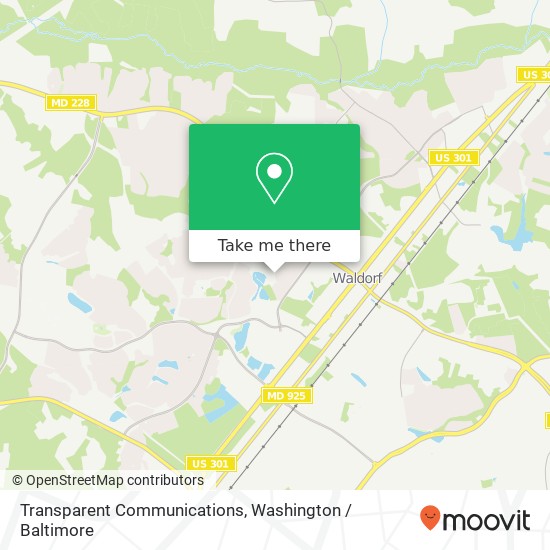 Transparent Communications map