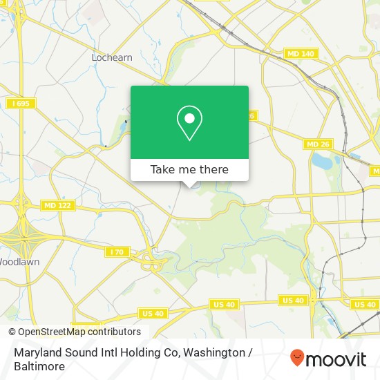 Maryland Sound Intl Holding Co map