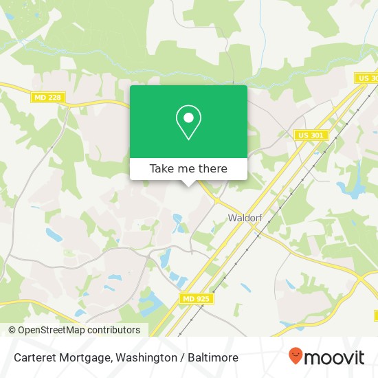 Carteret Mortgage map