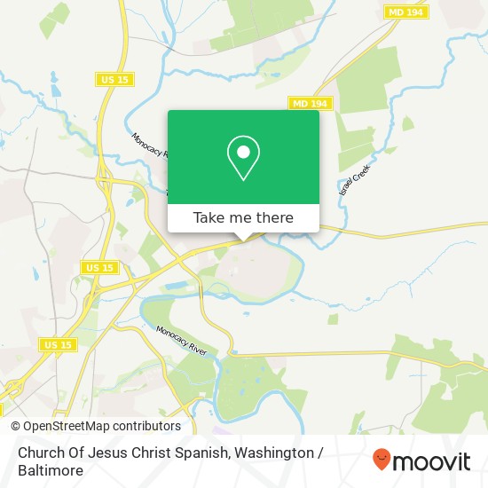 Church Of Jesus Christ Spanish map