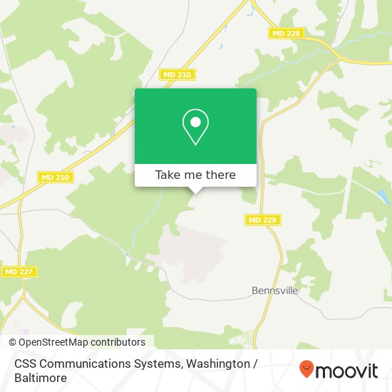 Mapa de CSS Communications Systems