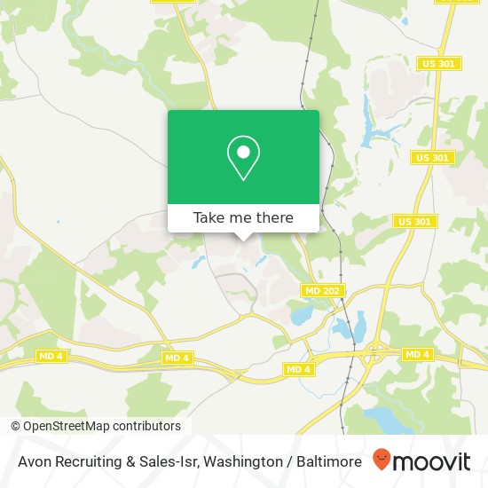 Avon Recruiting & Sales-Isr map