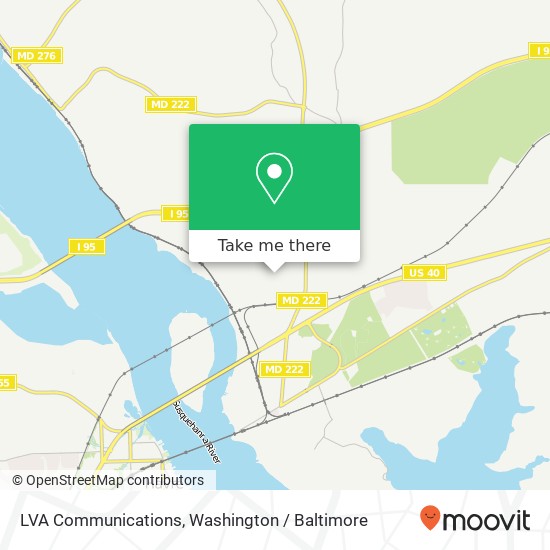Mapa de LVA Communications