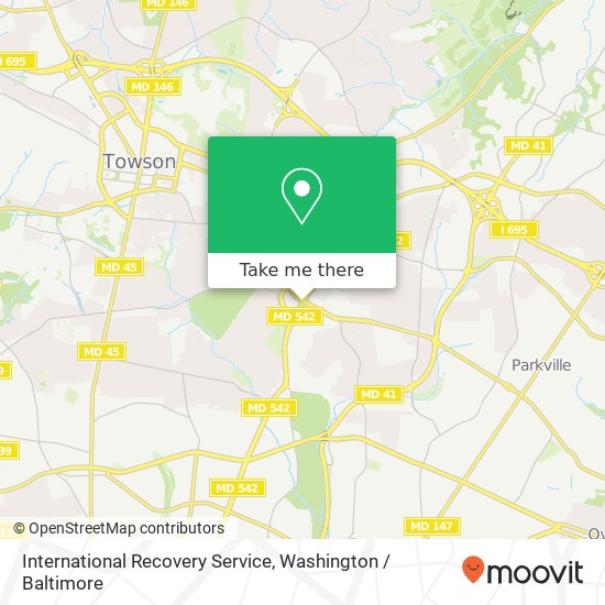 Mapa de International Recovery Service
