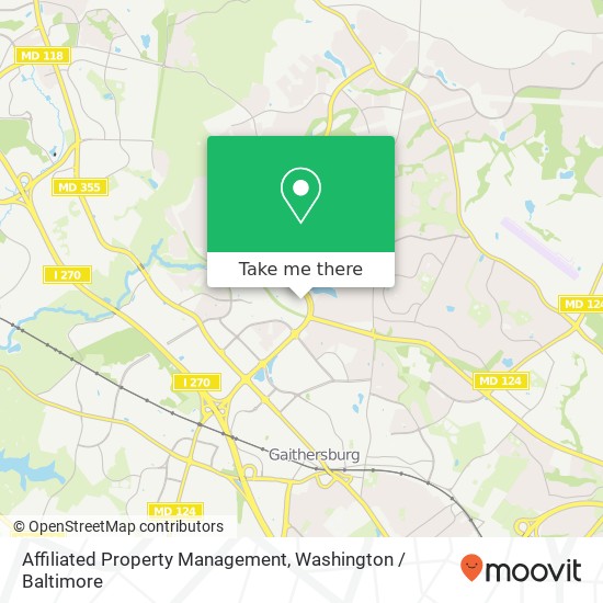 Affiliated Property Management map