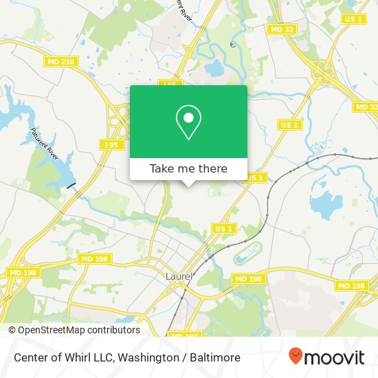 Mapa de Center of Whirl LLC