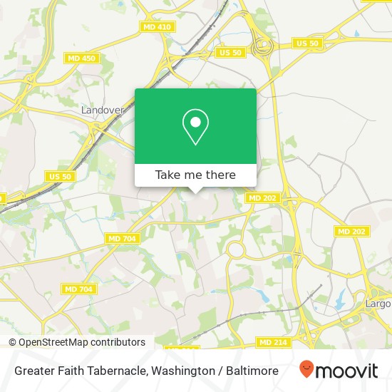 Mapa de Greater Faith Tabernacle