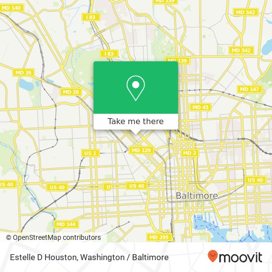 Mapa de Estelle D Houston