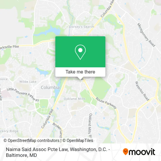 Naima Said Assoc Pcte Law map