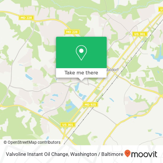 Valvoline Instant Oil Change map