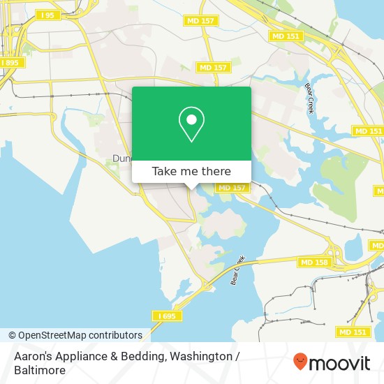 Mapa de Aaron's Appliance & Bedding