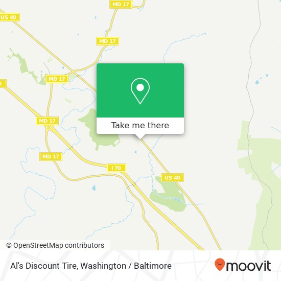 Al's Discount Tire map