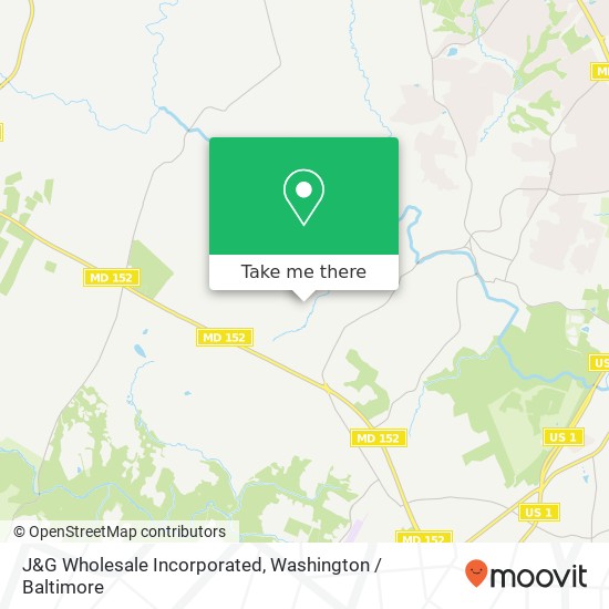 Mapa de J&G Wholesale Incorporated