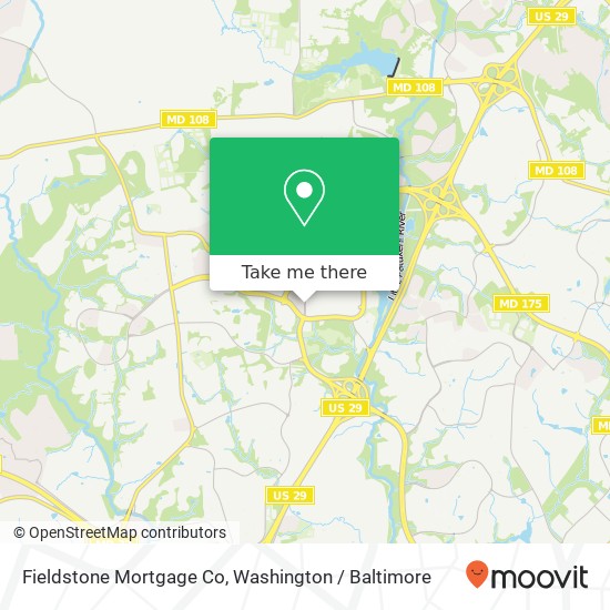Fieldstone Mortgage Co map