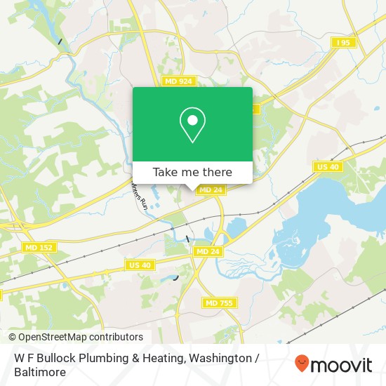 Mapa de W F Bullock Plumbing & Heating