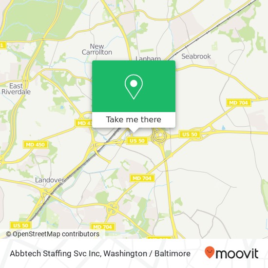Abbtech Staffing Svc Inc map