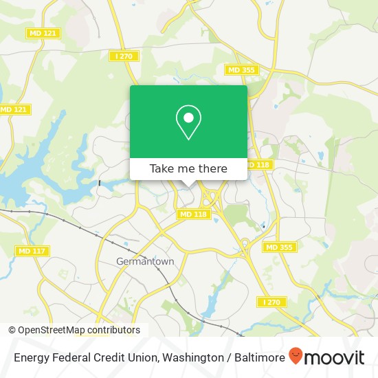 Mapa de Energy Federal Credit Union