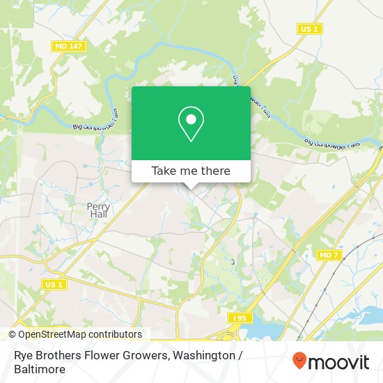 Mapa de Rye Brothers Flower Growers