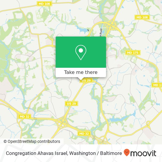 Congregation Ahavas Israel map