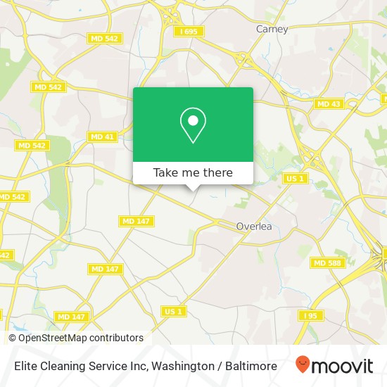 Elite Cleaning Service Inc map