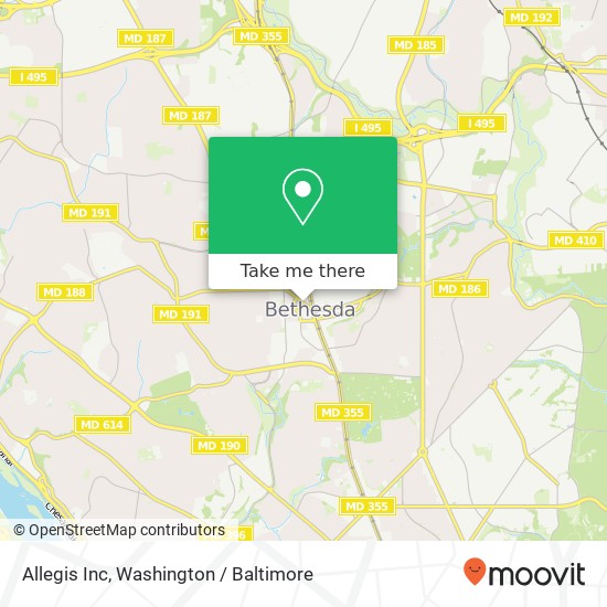 Allegis Inc map