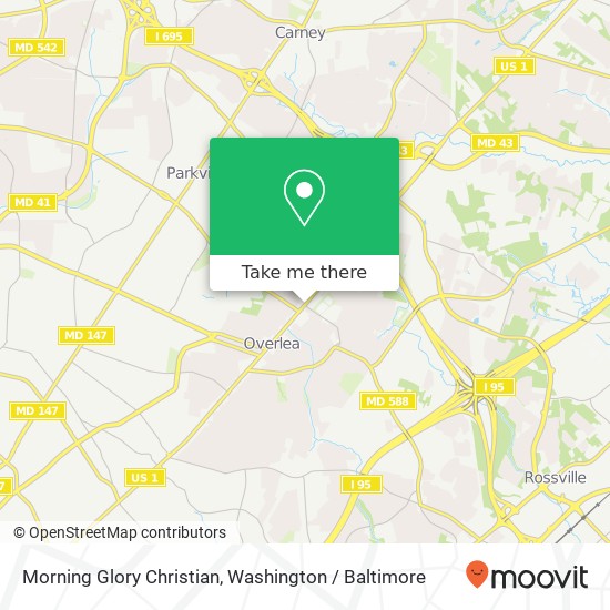 Morning Glory Christian map