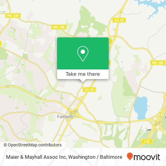 Mapa de Maier & Mayhall Assoc Inc
