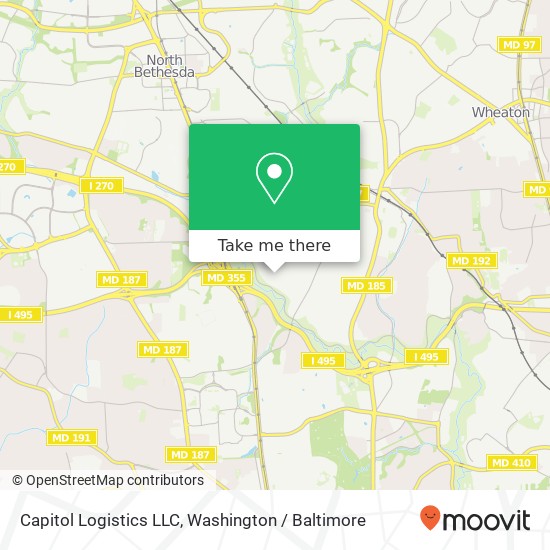 Mapa de Capitol Logistics LLC