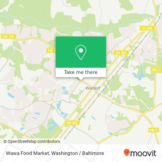 Wawa Food Market map