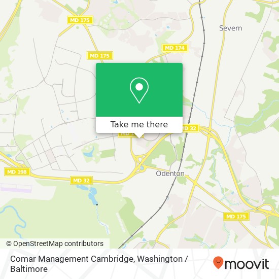 Comar Management Cambridge map
