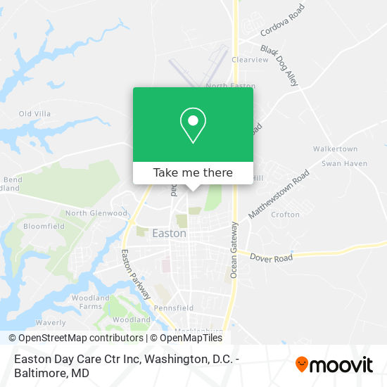 Easton Day Care Ctr Inc map