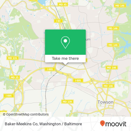 Baker-Meekins Co map