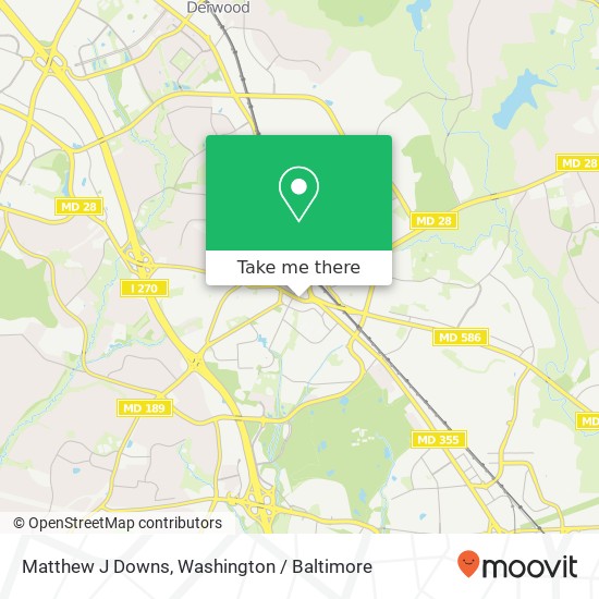Mapa de Matthew J Downs