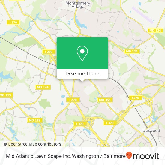 Mid Atlantic Lawn Scape Inc map