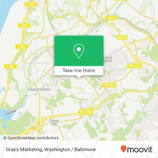 Gray's Marketing map