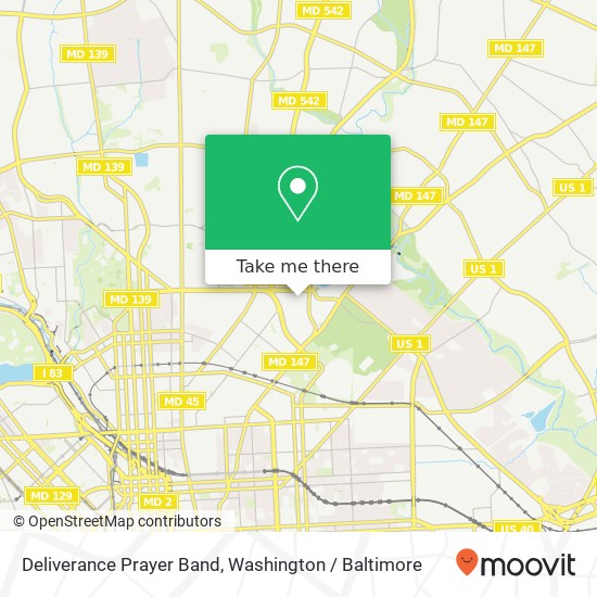 Deliverance Prayer Band map