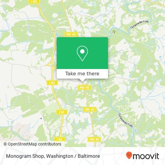 Mapa de Monogram Shop