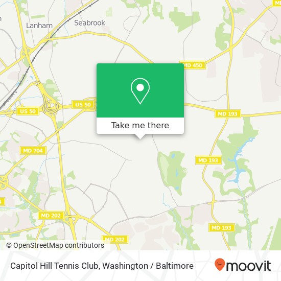 Mapa de Capitol Hill Tennis Club