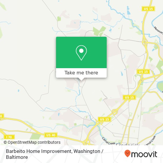 Barbeito Home Improvement map