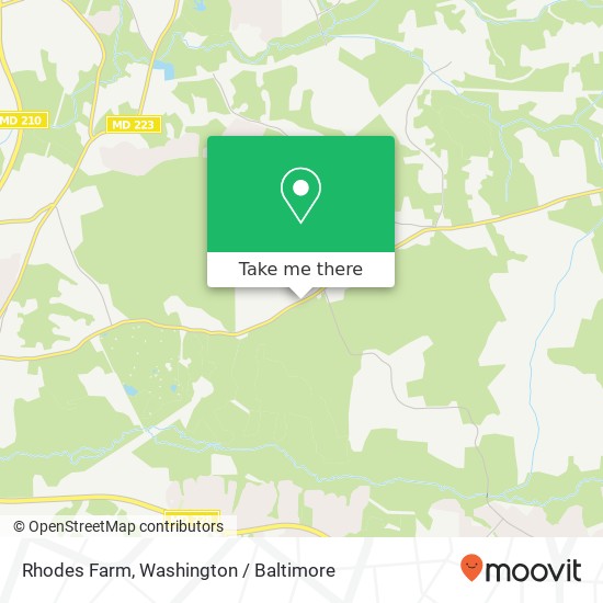 Mapa de Rhodes Farm