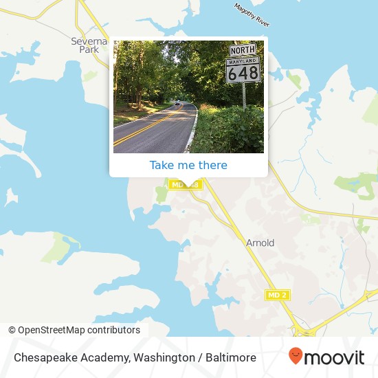 Chesapeake Academy map