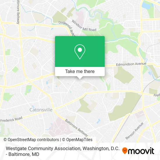 Westgate Community Association map