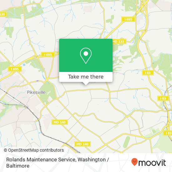 Rolands Maintenance Service map