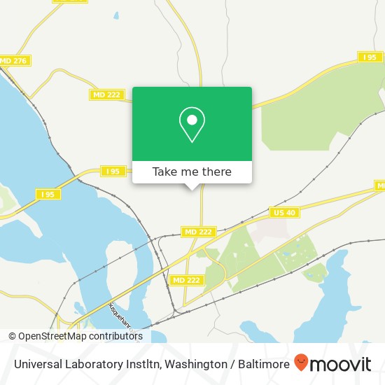 Mapa de Universal Laboratory Instltn